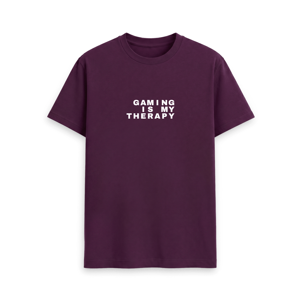 Purple Printed T-shirt Front