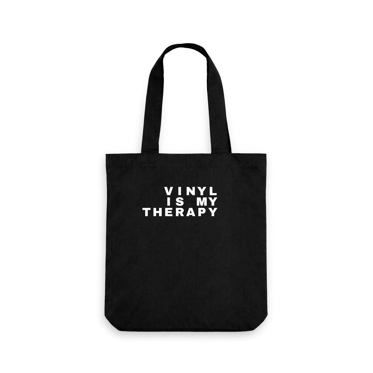 Black Printed Bag Front