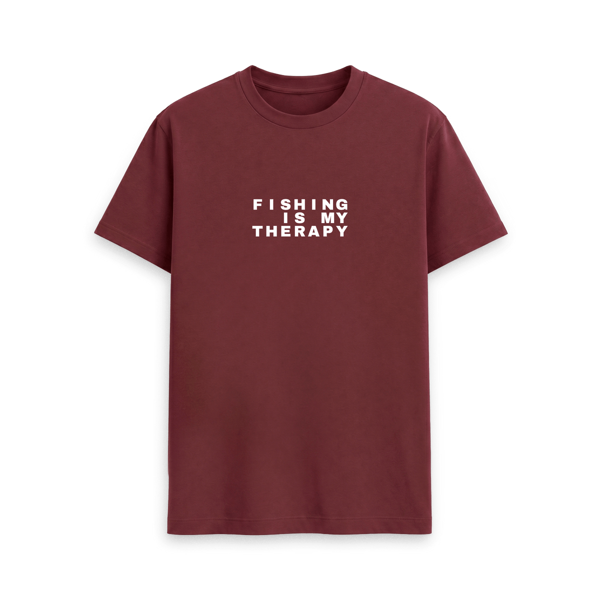 Red Wine Printed T-shirt Front