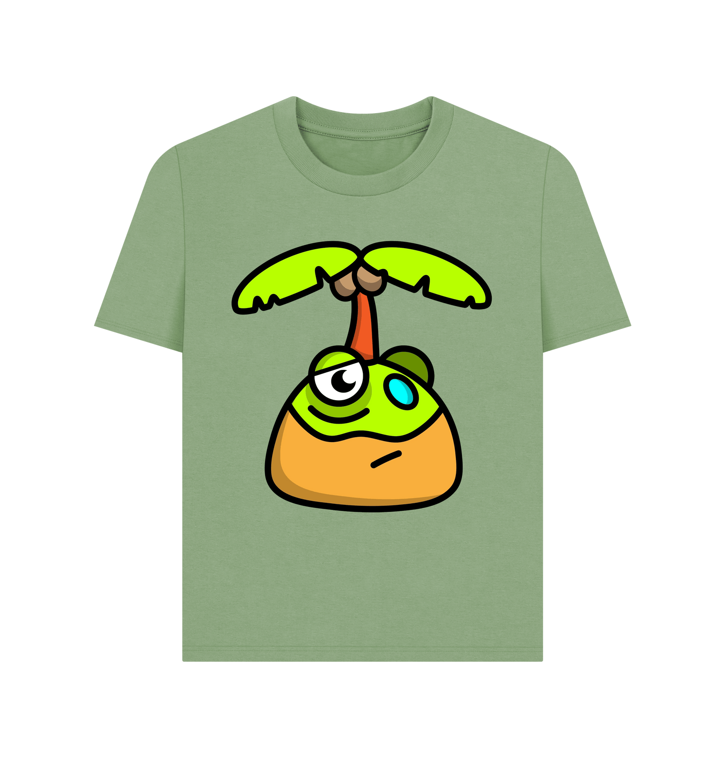 Sage Printed T-shirt Front