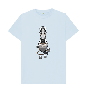 Sky Blue Organic Cotton Men's T-Shirt Warhorse