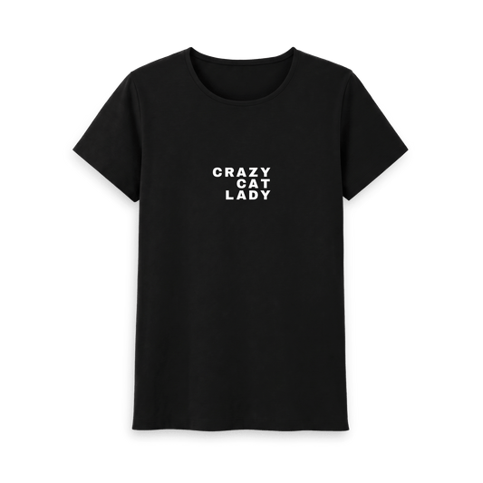 Black Printed T-shirt Front