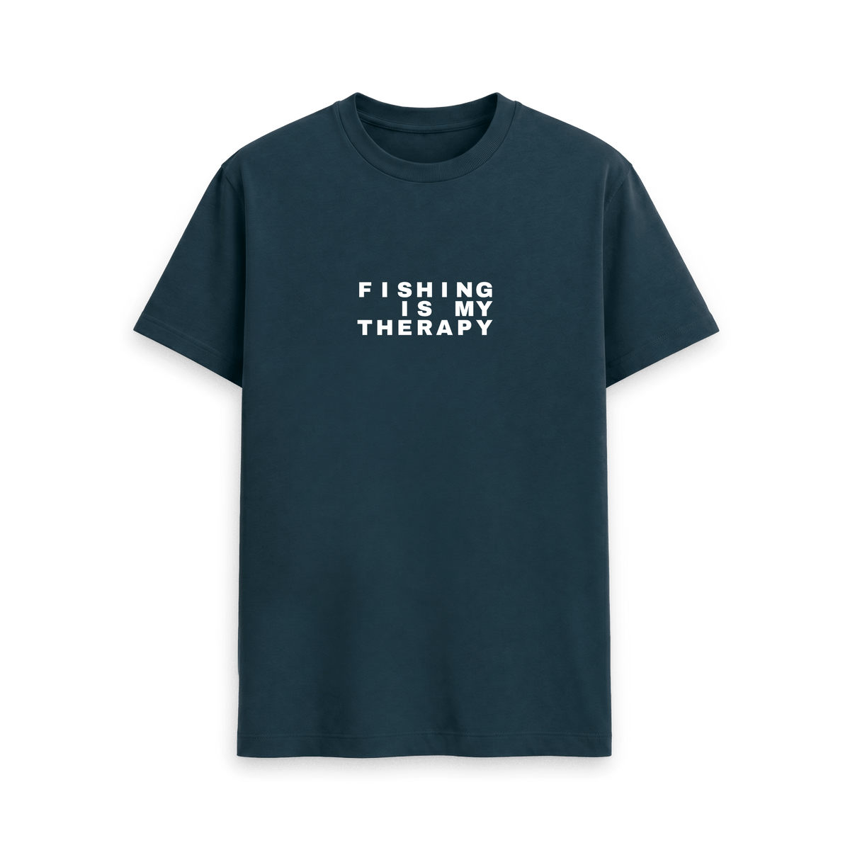 Denim Blue Printed T-shirt Front