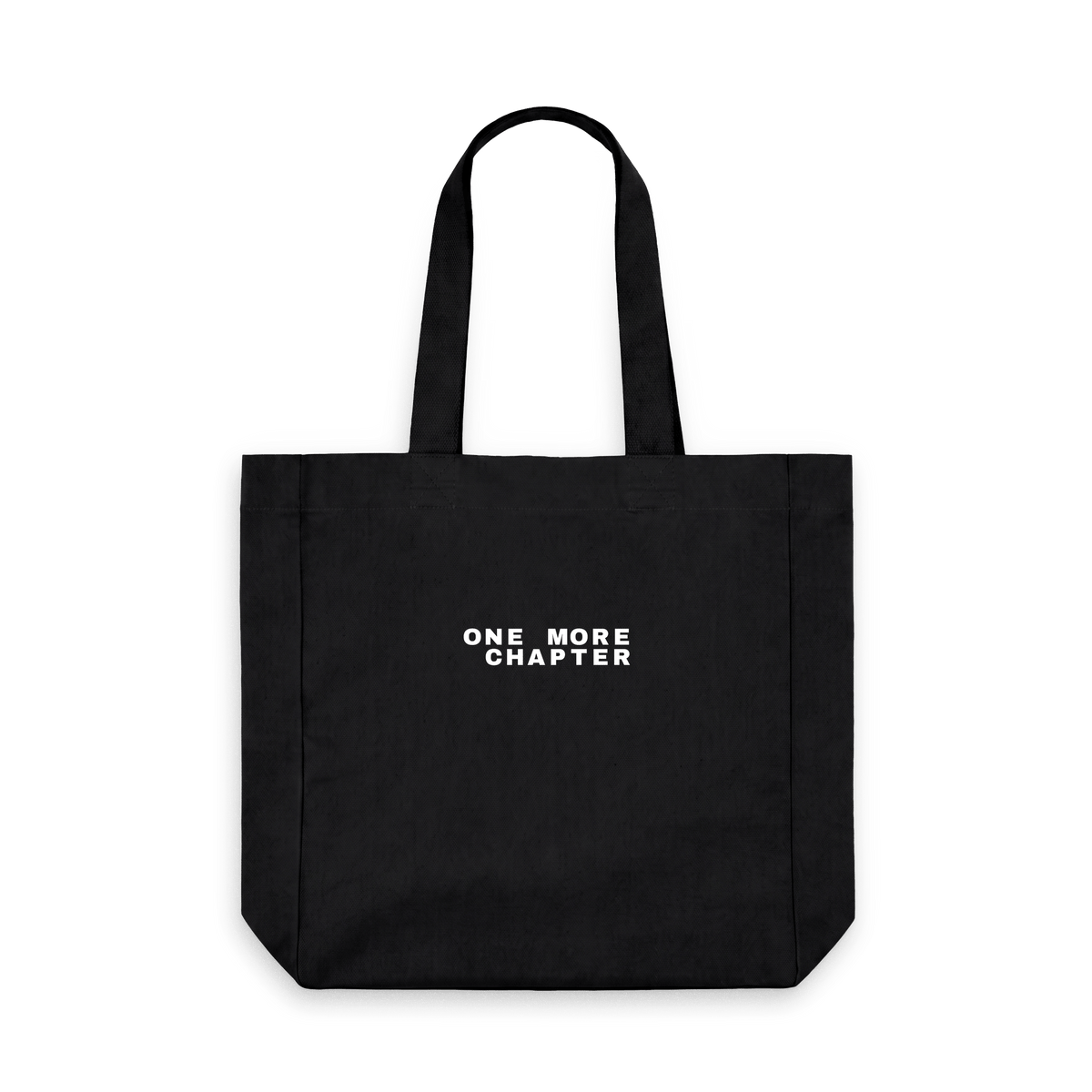 Black Printed Bag Front