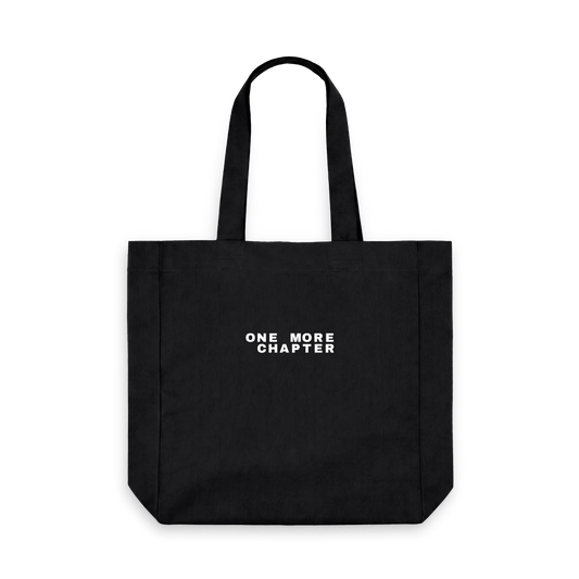 Black Printed Bag Front
