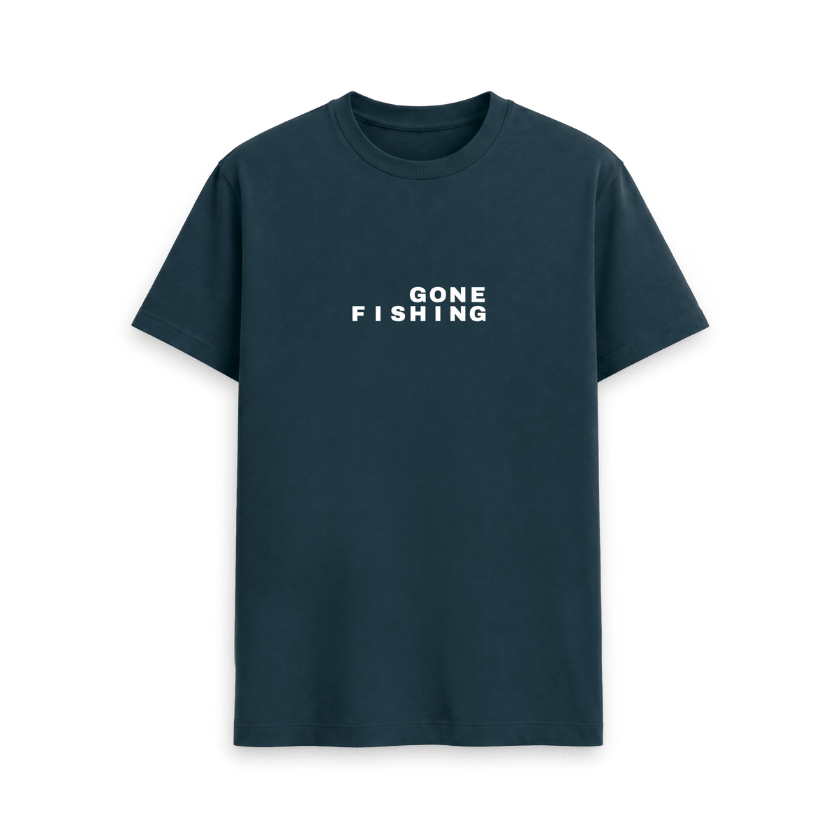 Denim Blue Printed T-shirt Front