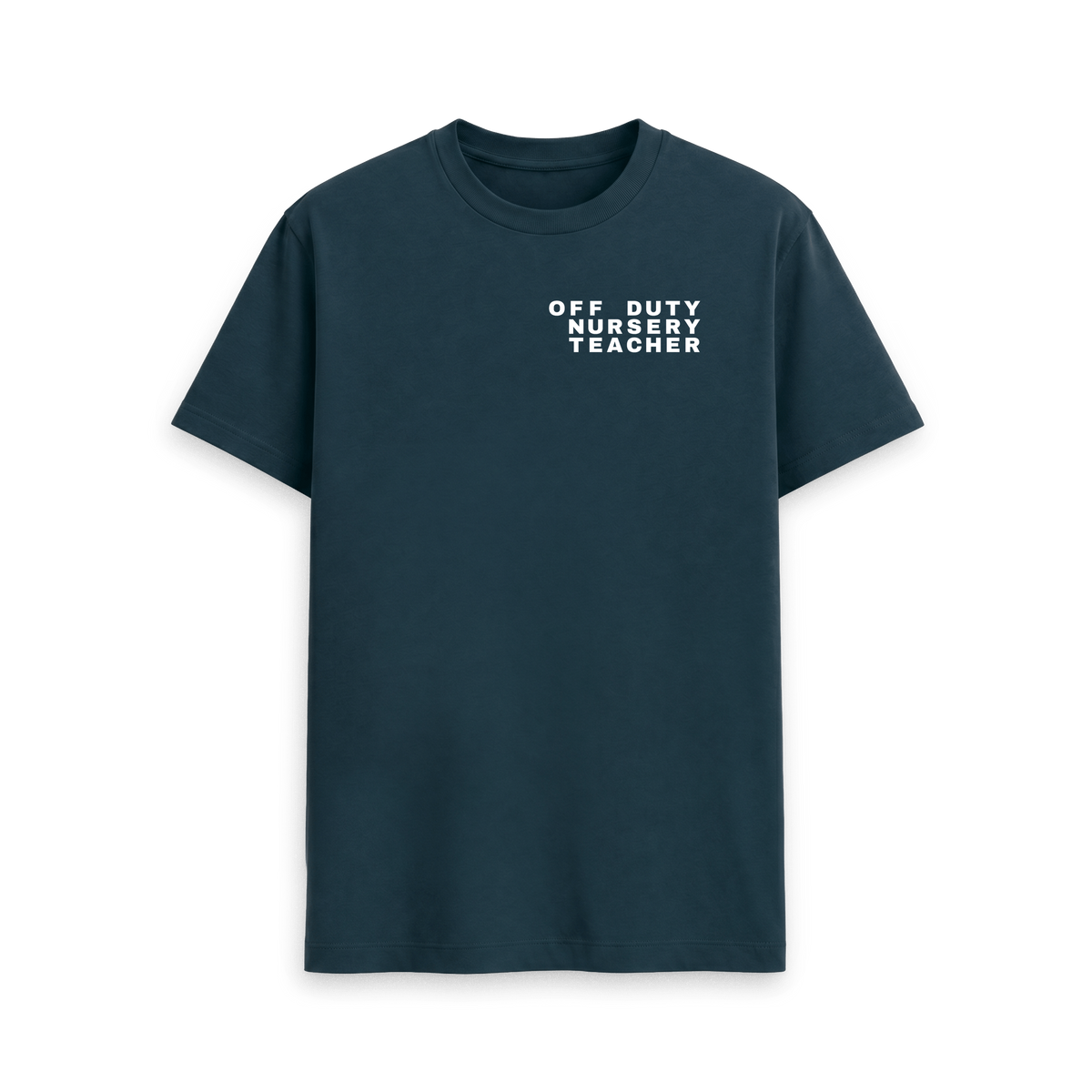 Denim Blue Printed T-shirt Front
