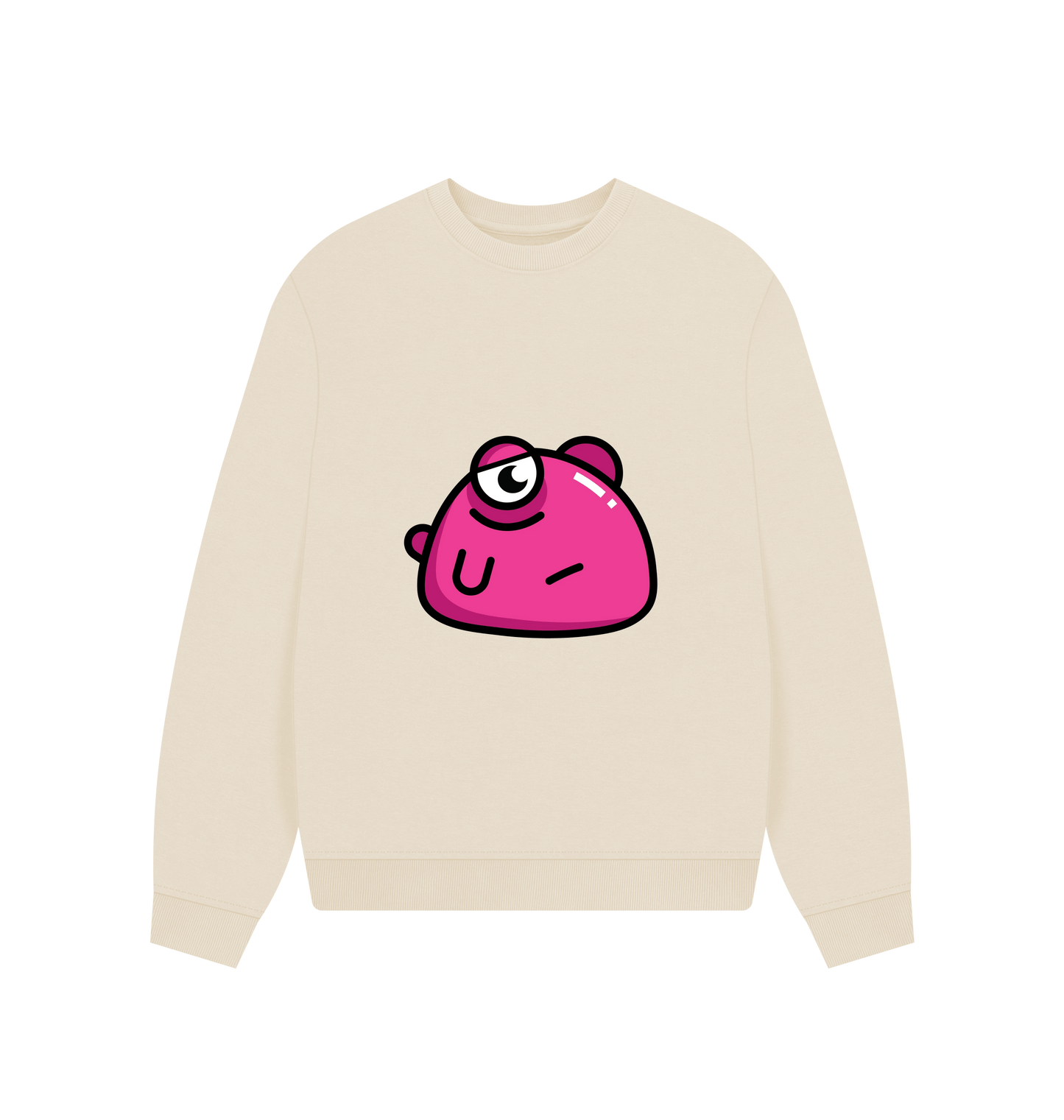 Oat Printed Sweater Front