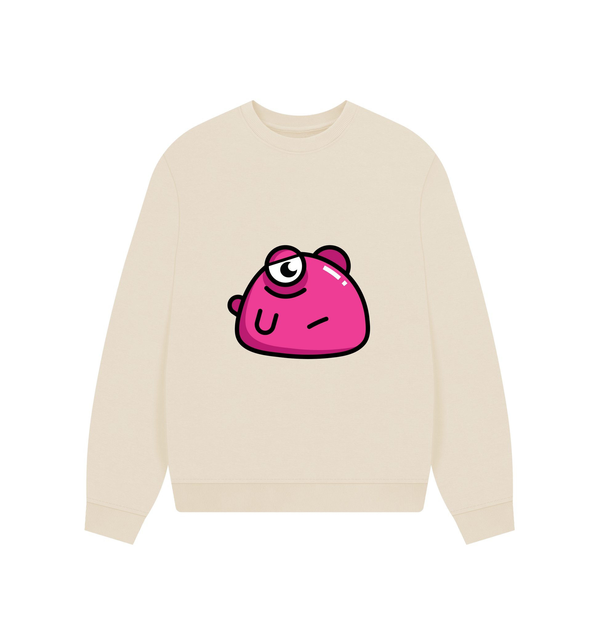 Oat Printed Sweater Front