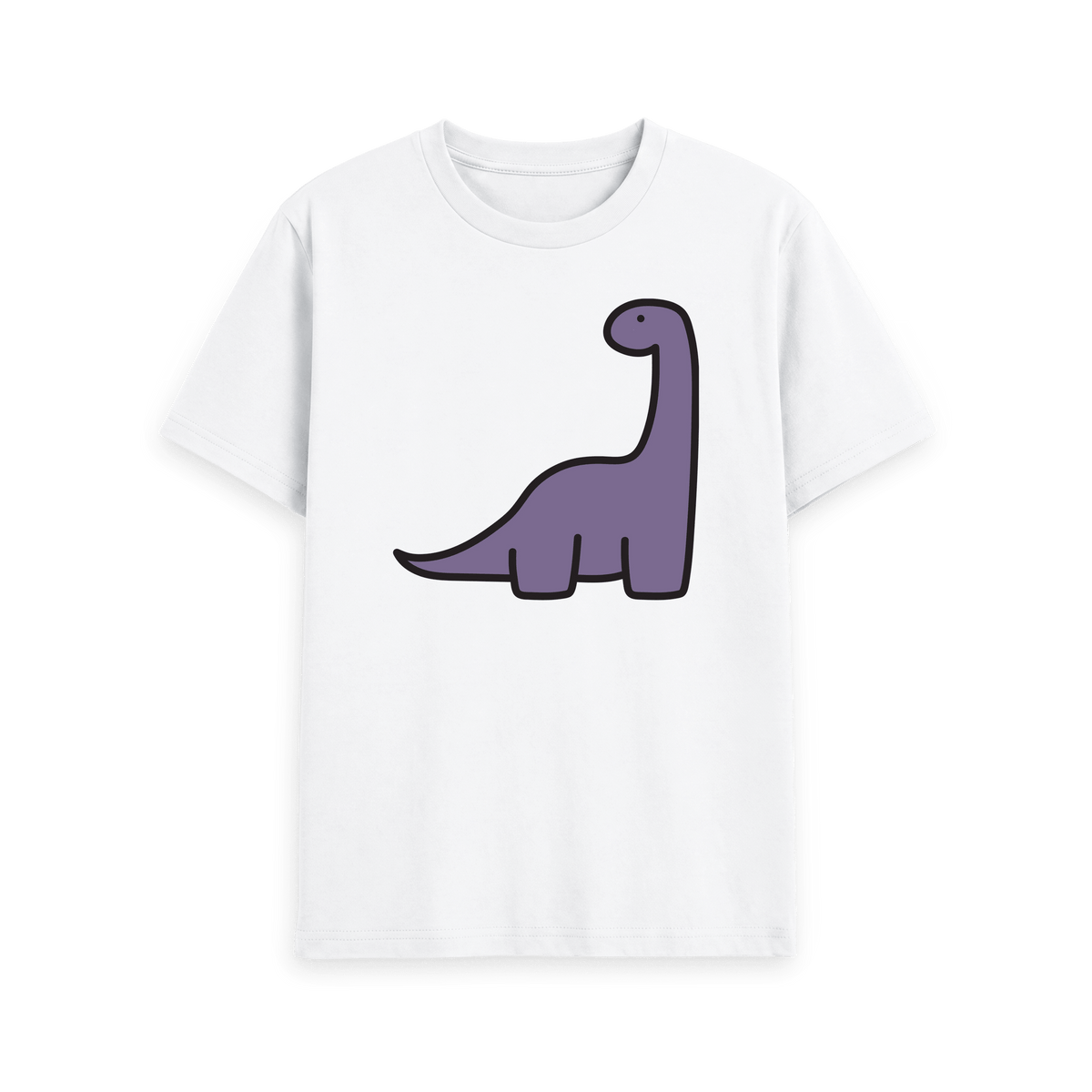 White Printed T-shirt Front