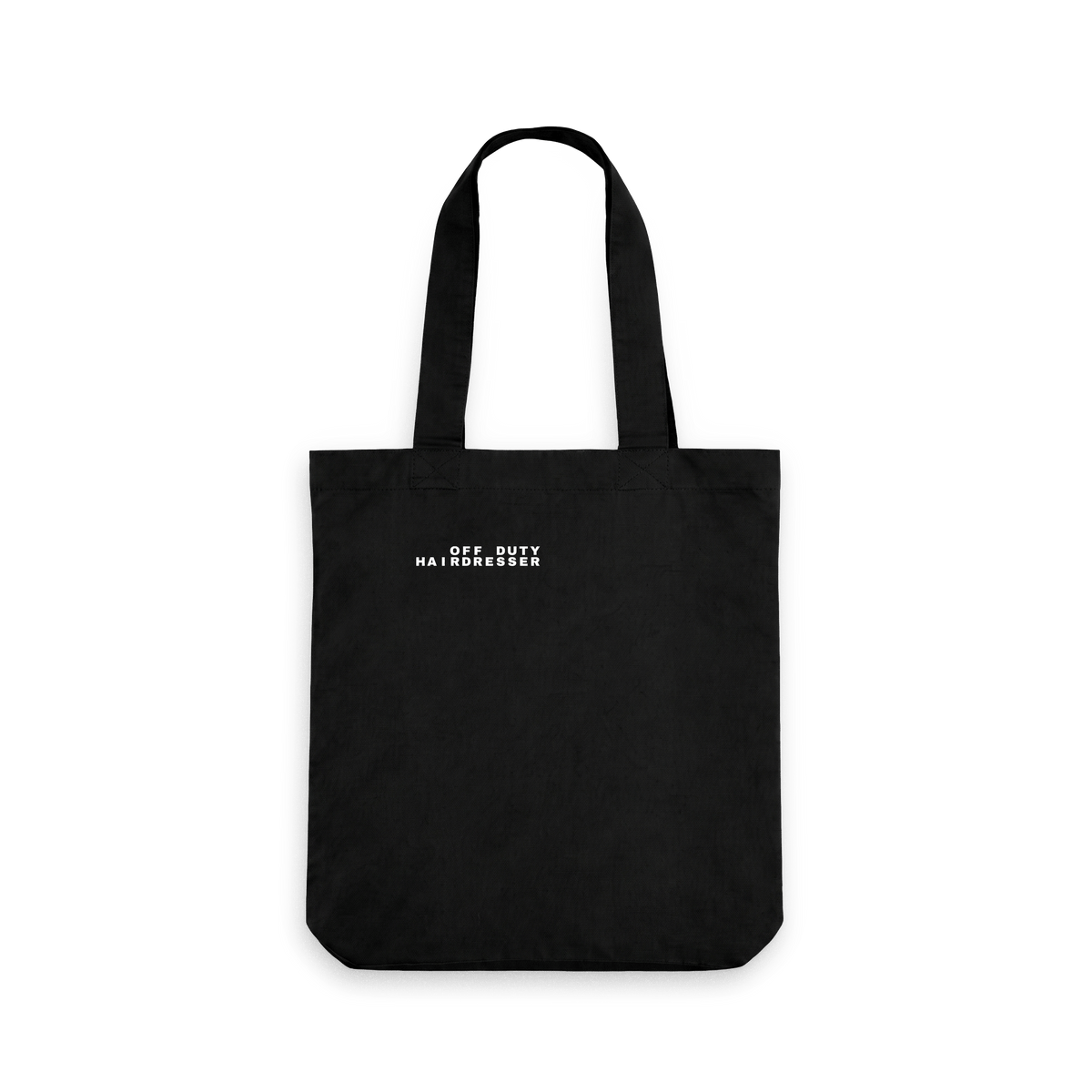 Black Printed Bag Front