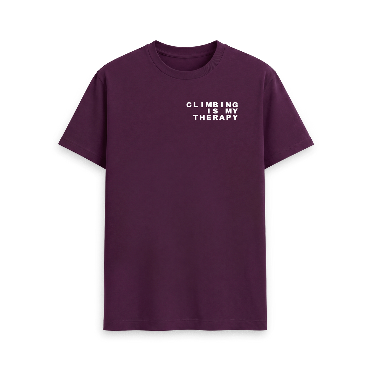 Purple Printed T-shirt Front