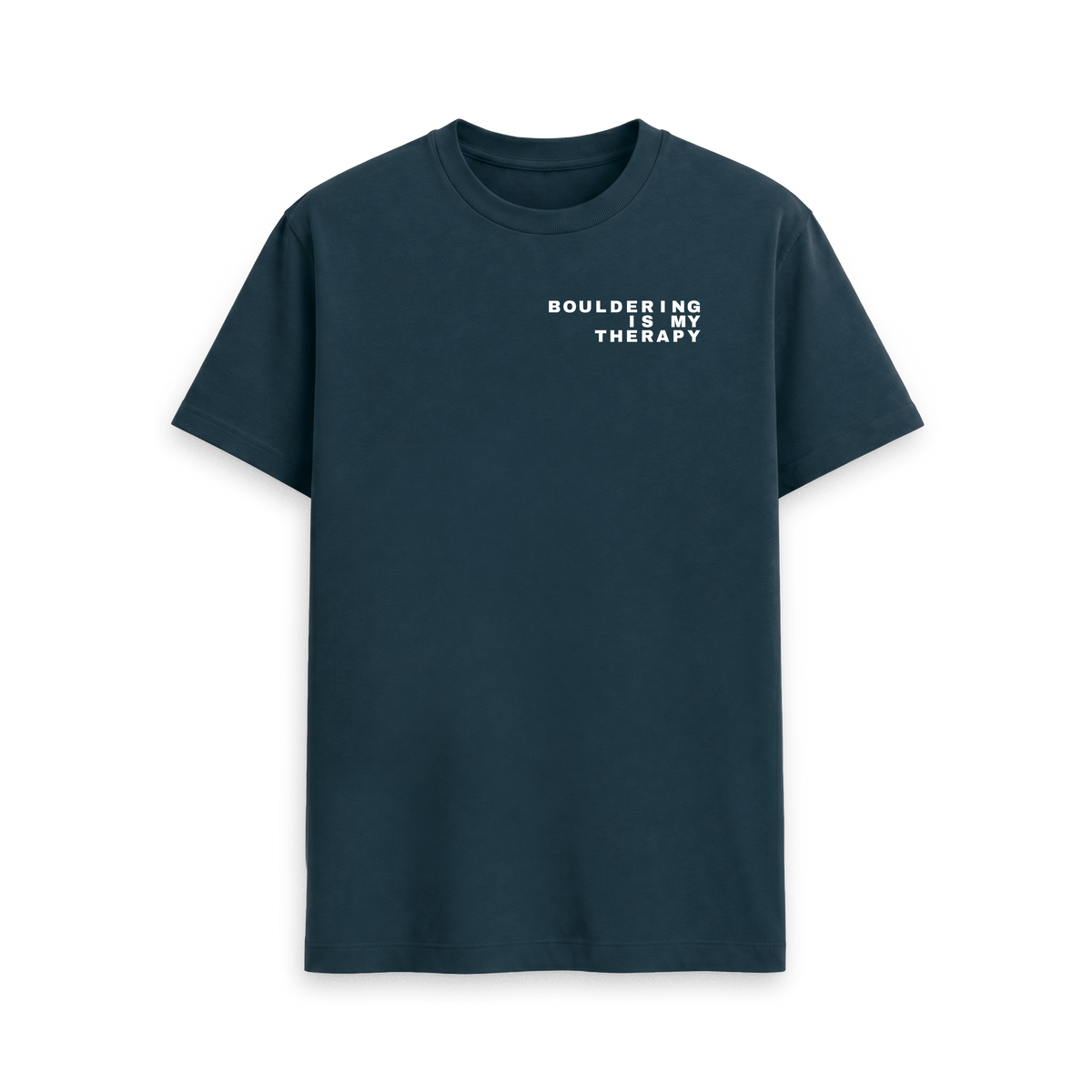 Denim Blue Printed T-shirt Front