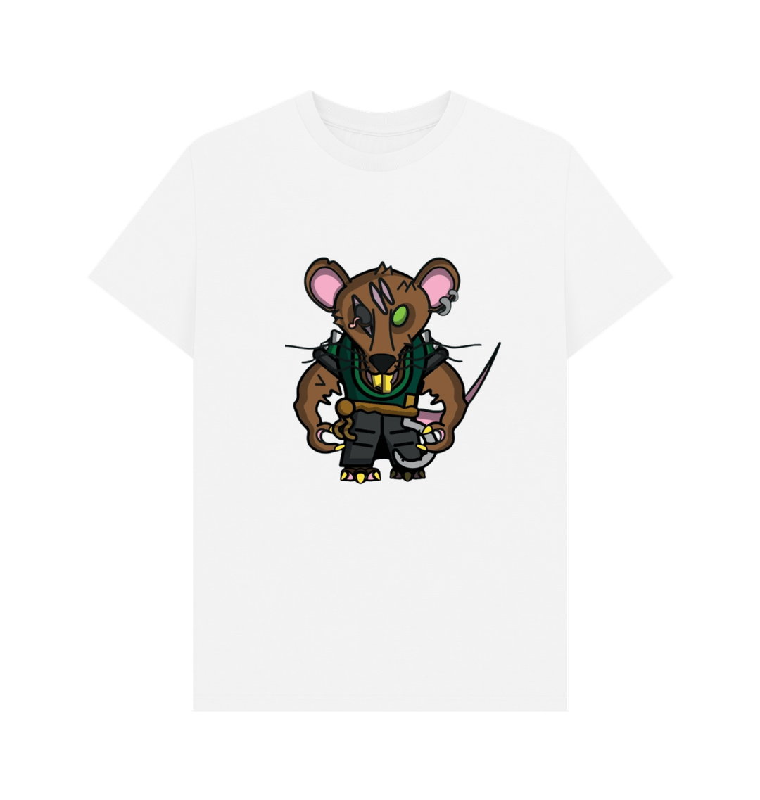 White Printed T-shirt Front