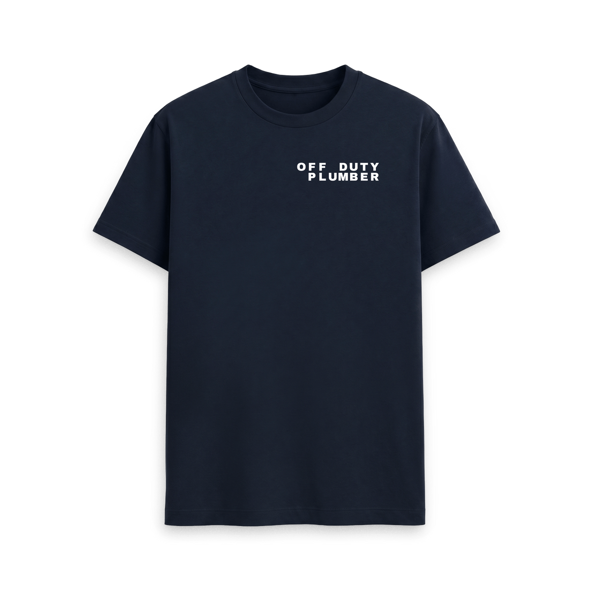 Navy Blue Printed T-shirt Front