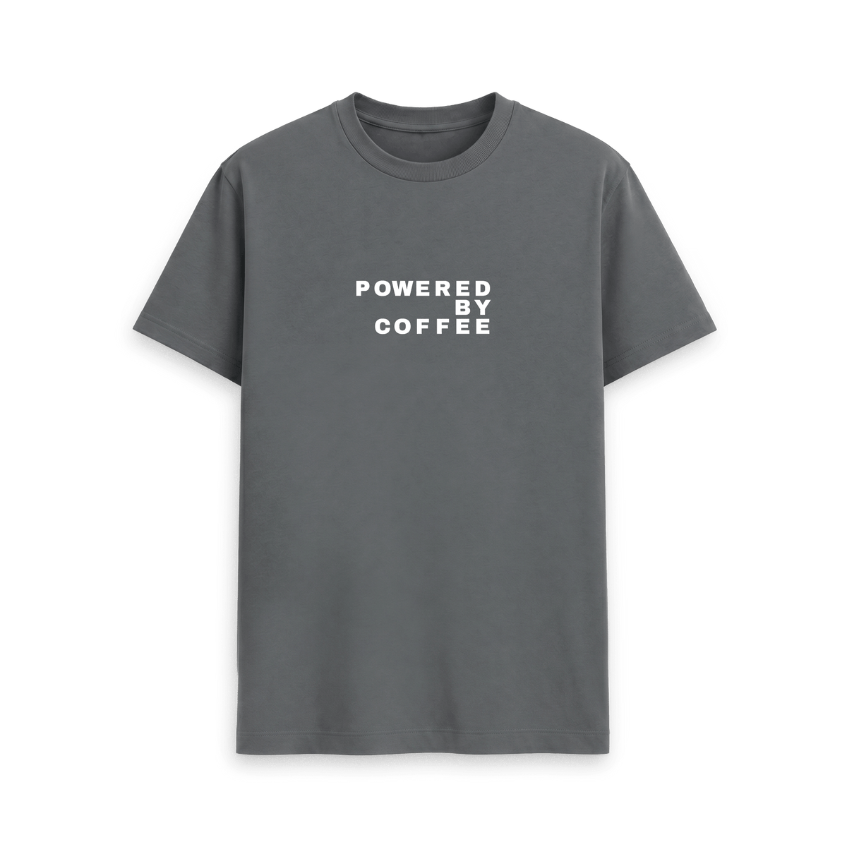 Slate Grey Printed T-shirt Front