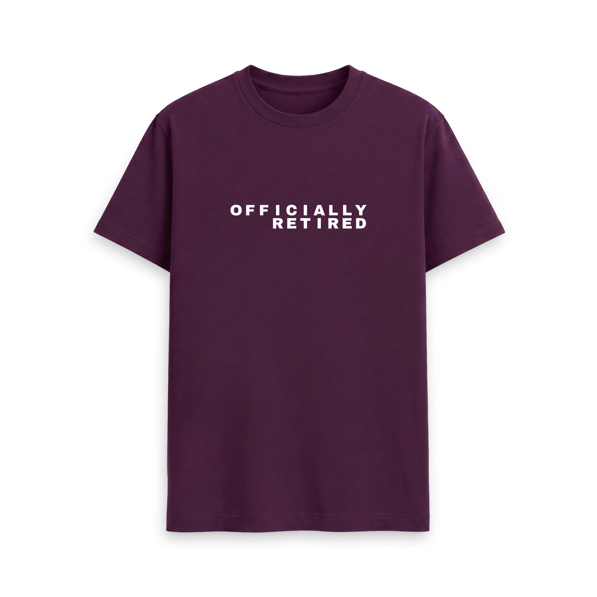 Purple Printed T-shirt Front