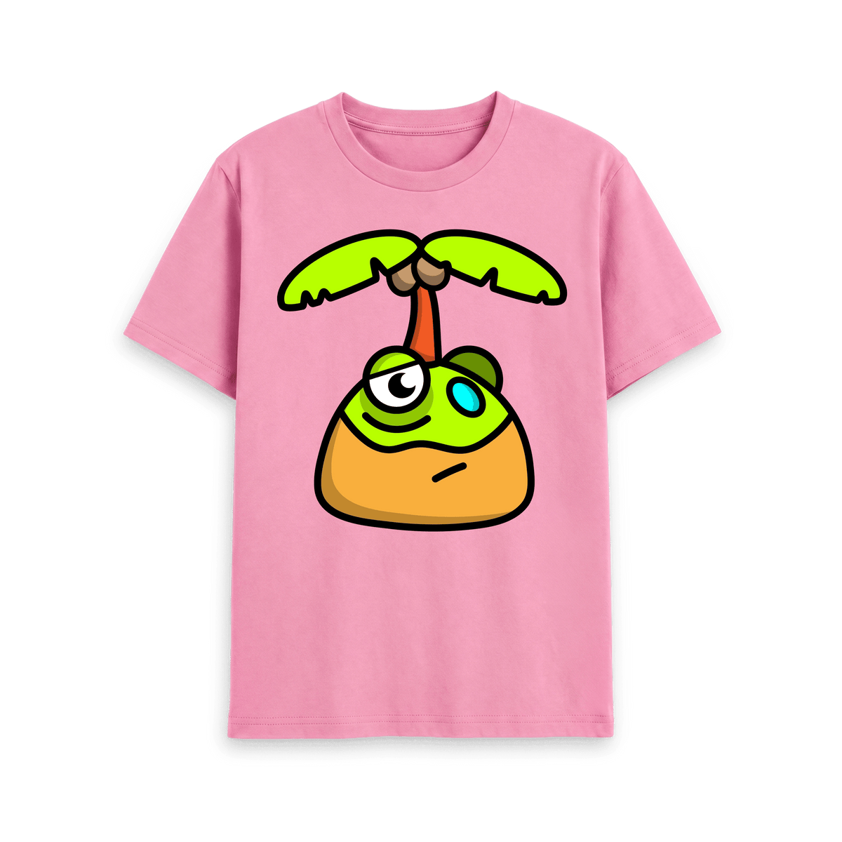 Rose Pink Printed T-shirt Front