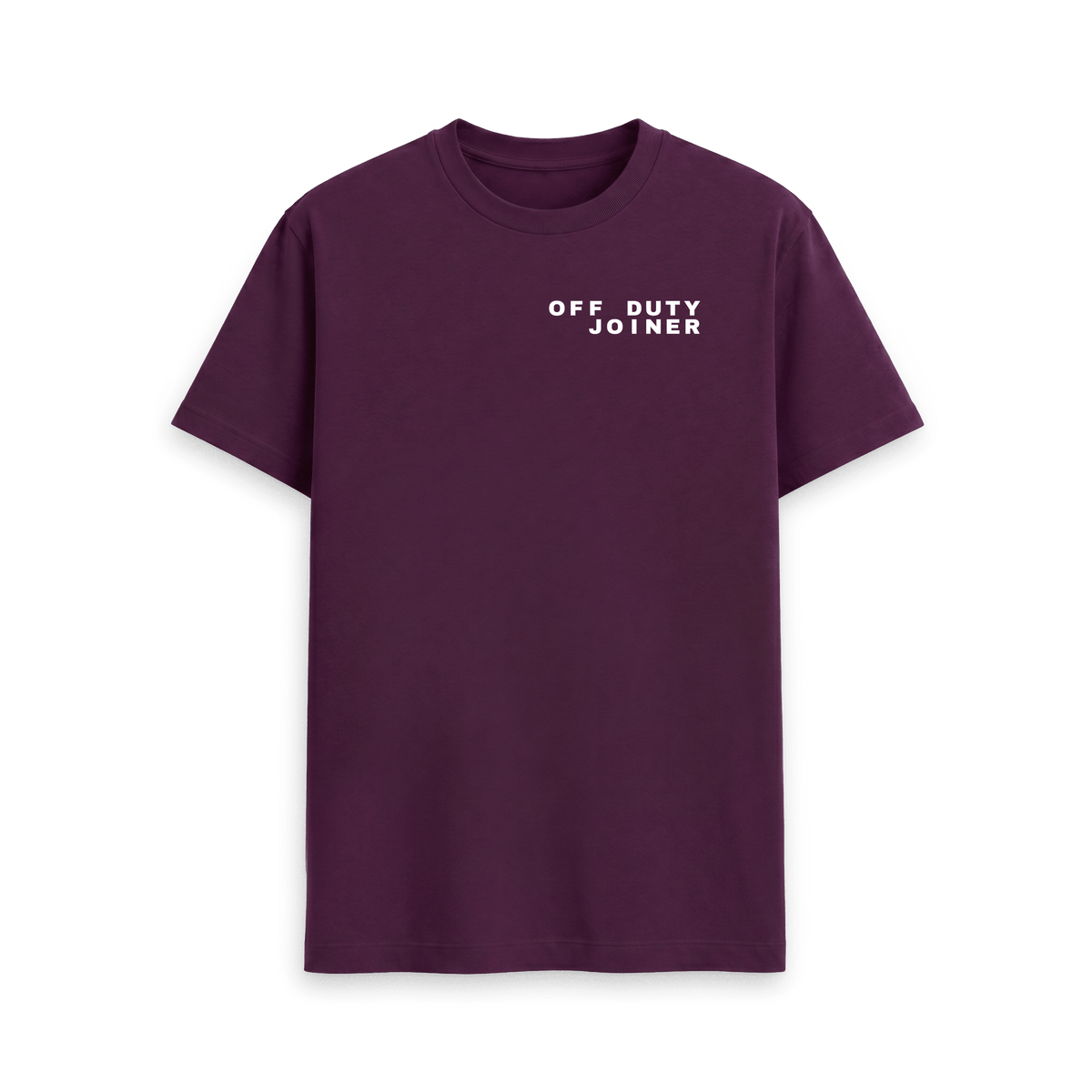 Purple Printed T-shirt Front