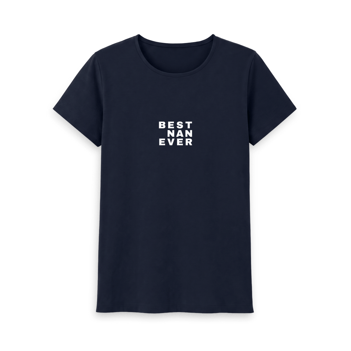 Navy Blue Printed T-shirt Front