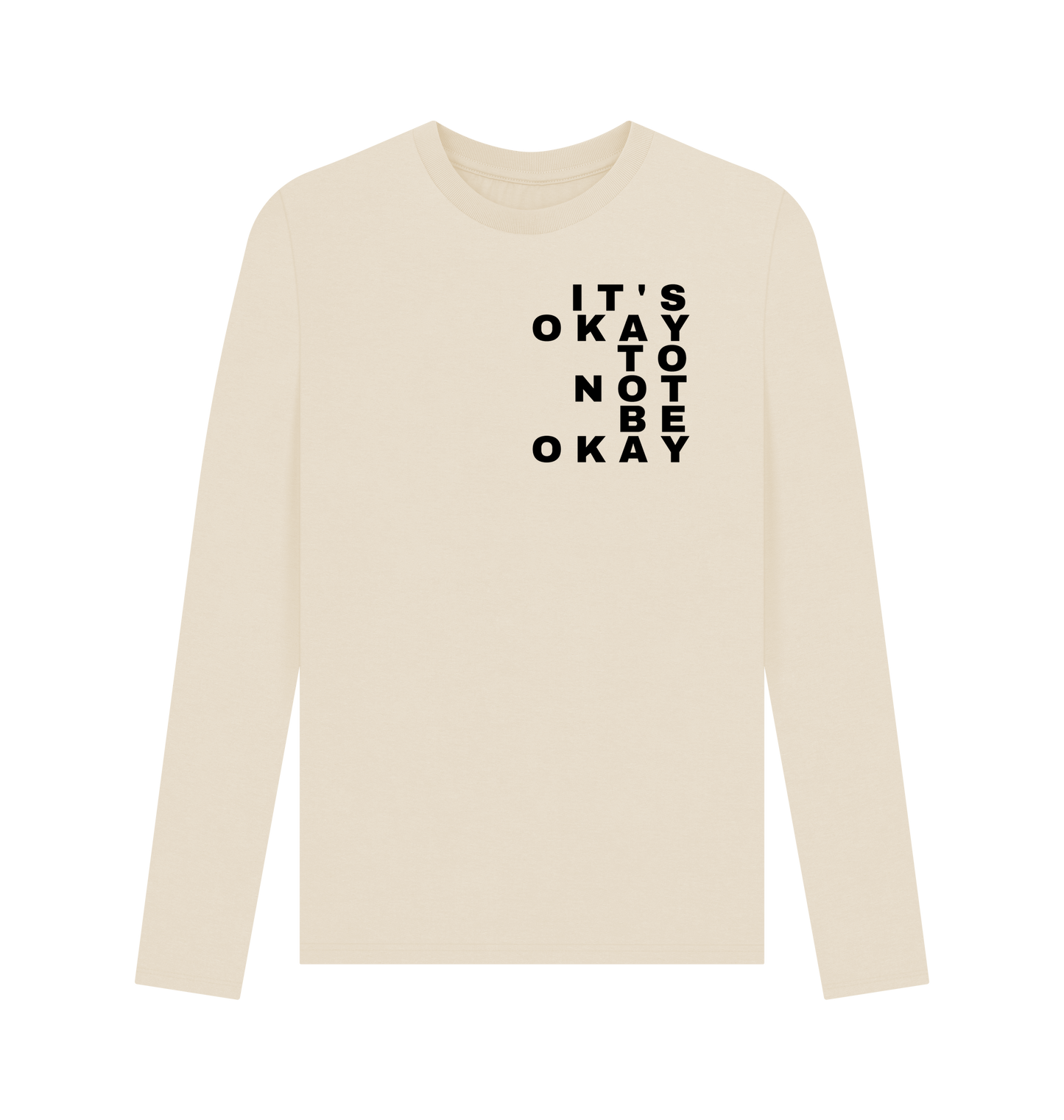 Oat Printed Long Sleeve T Shirt Front