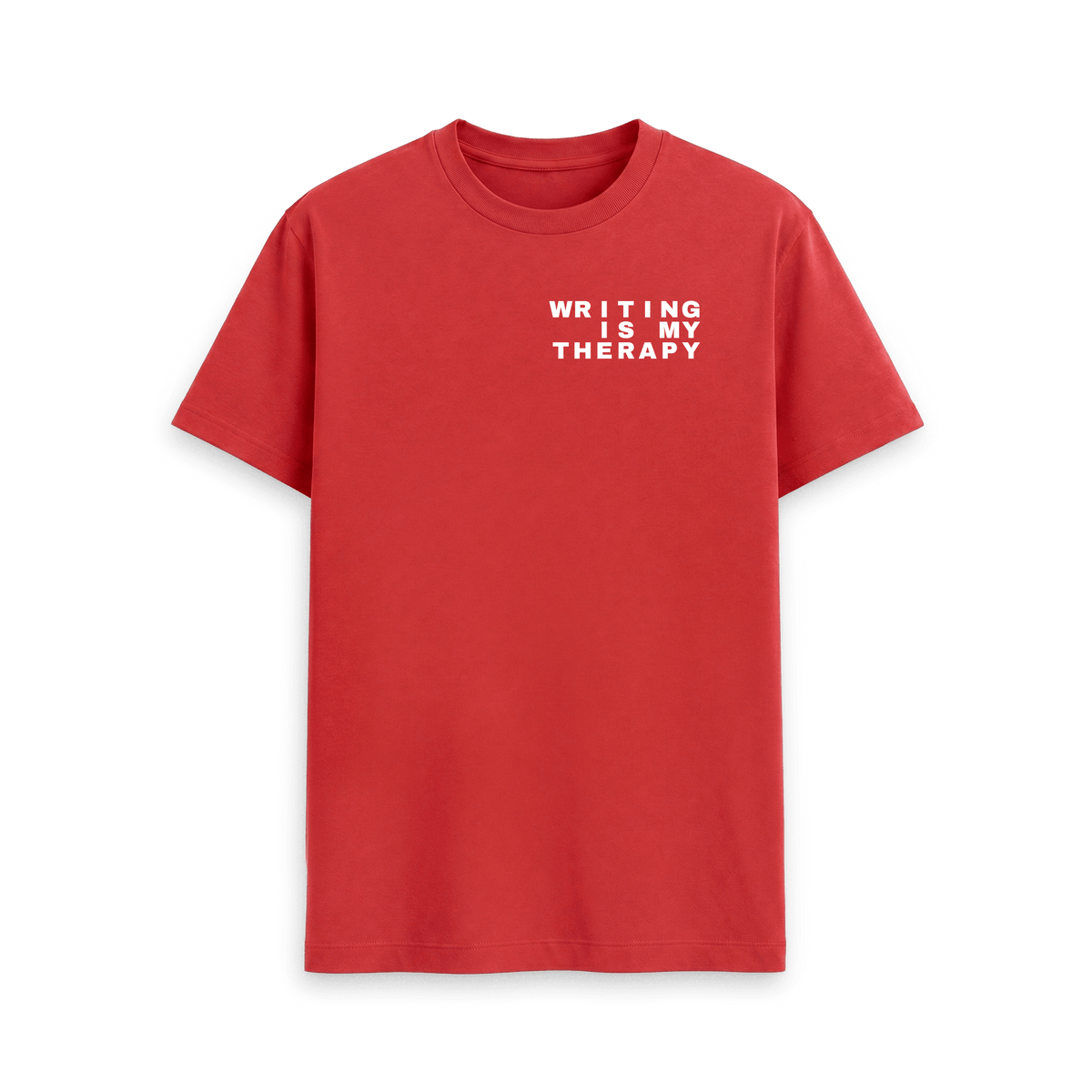 Red Printed T-shirt Front