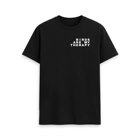 Black Printed T-shirt Front
