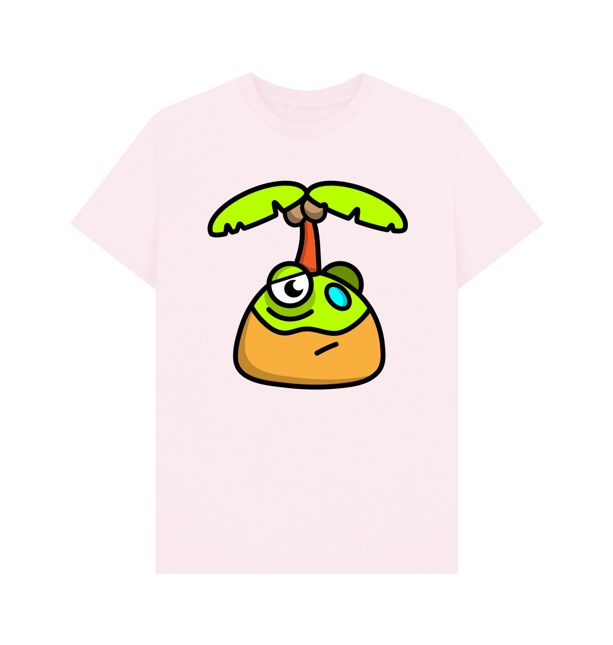 Pink Printed T-shirt Front
