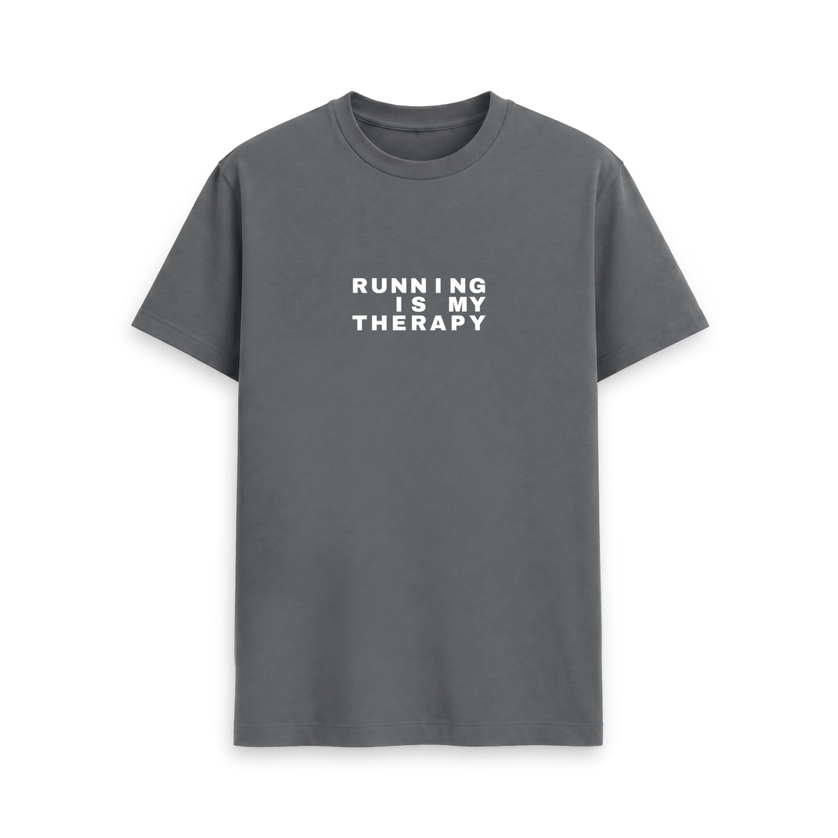 Slate Grey Printed T-shirt Front