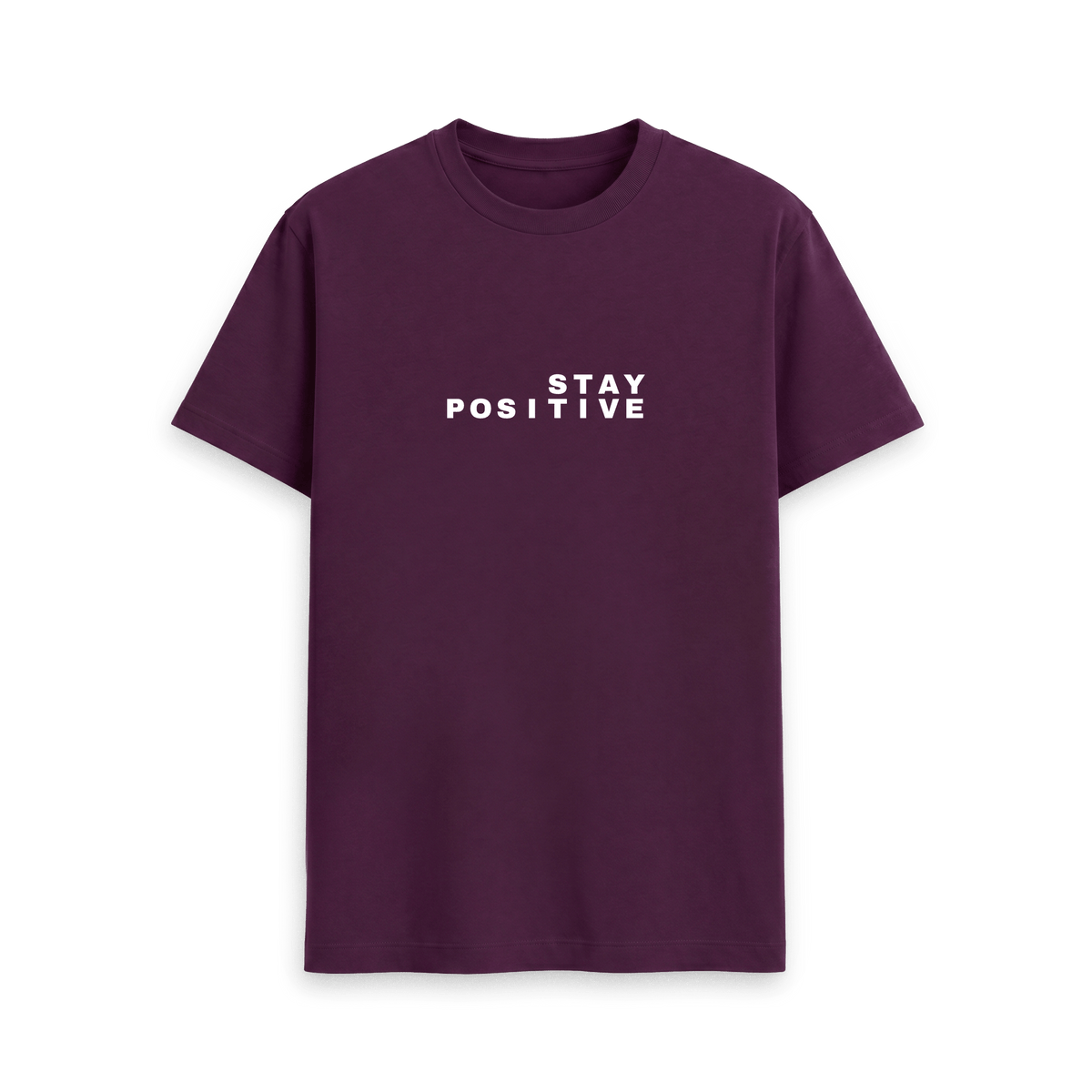 Purple Printed T-shirt Front
