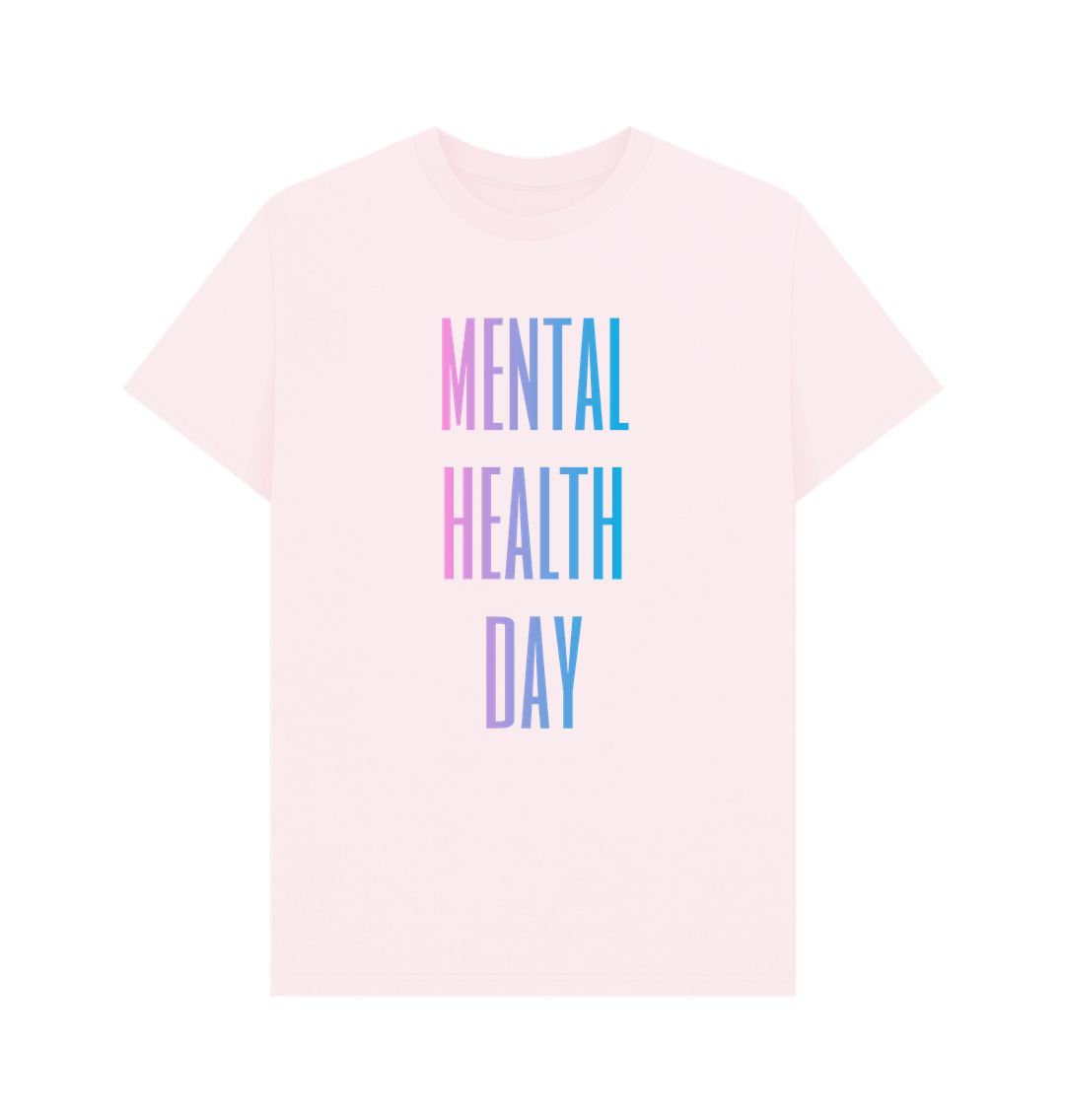 Pink Mental Health Day Clothing Men's Organic Cotton T-Shirt