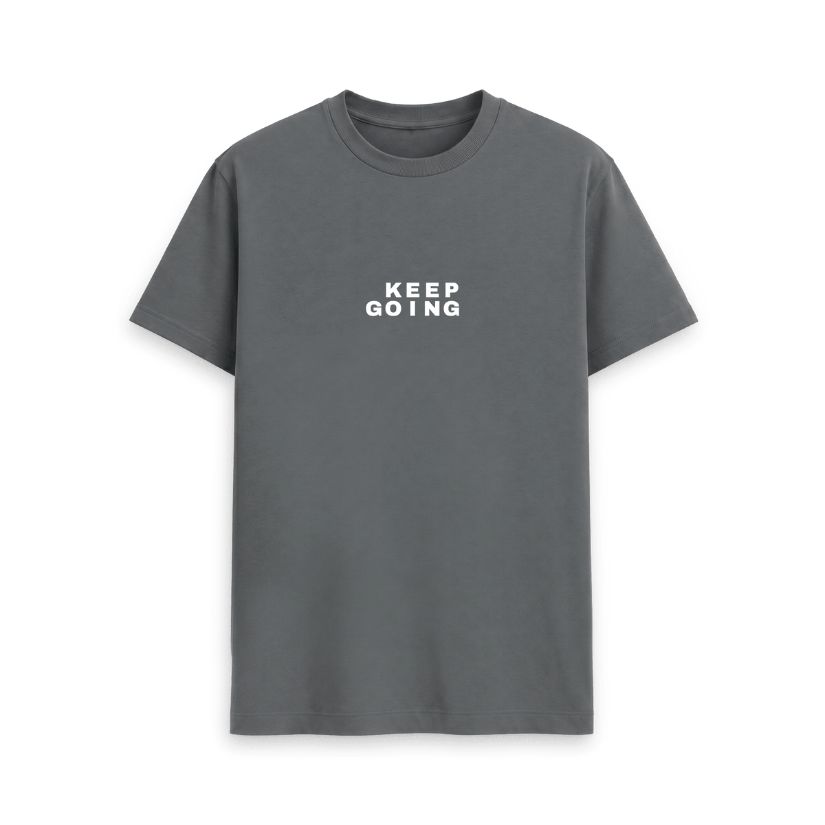 Slate Grey Printed T-shirt Front