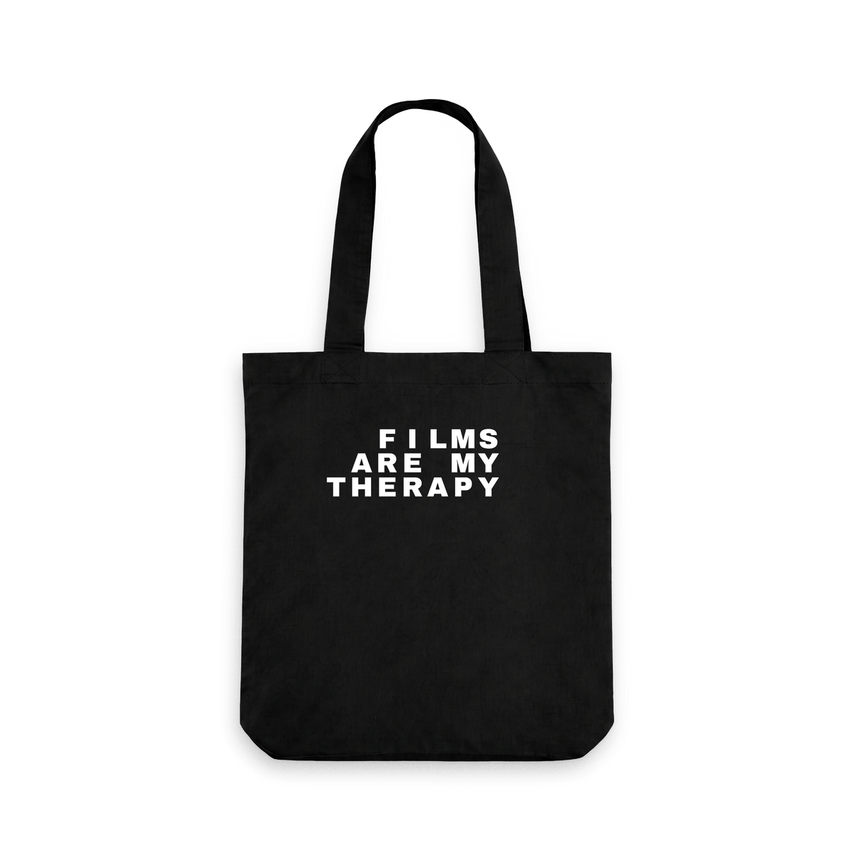 Black Printed Bag Front