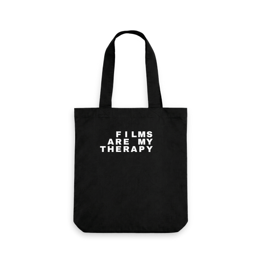 Black Printed Bag Front
