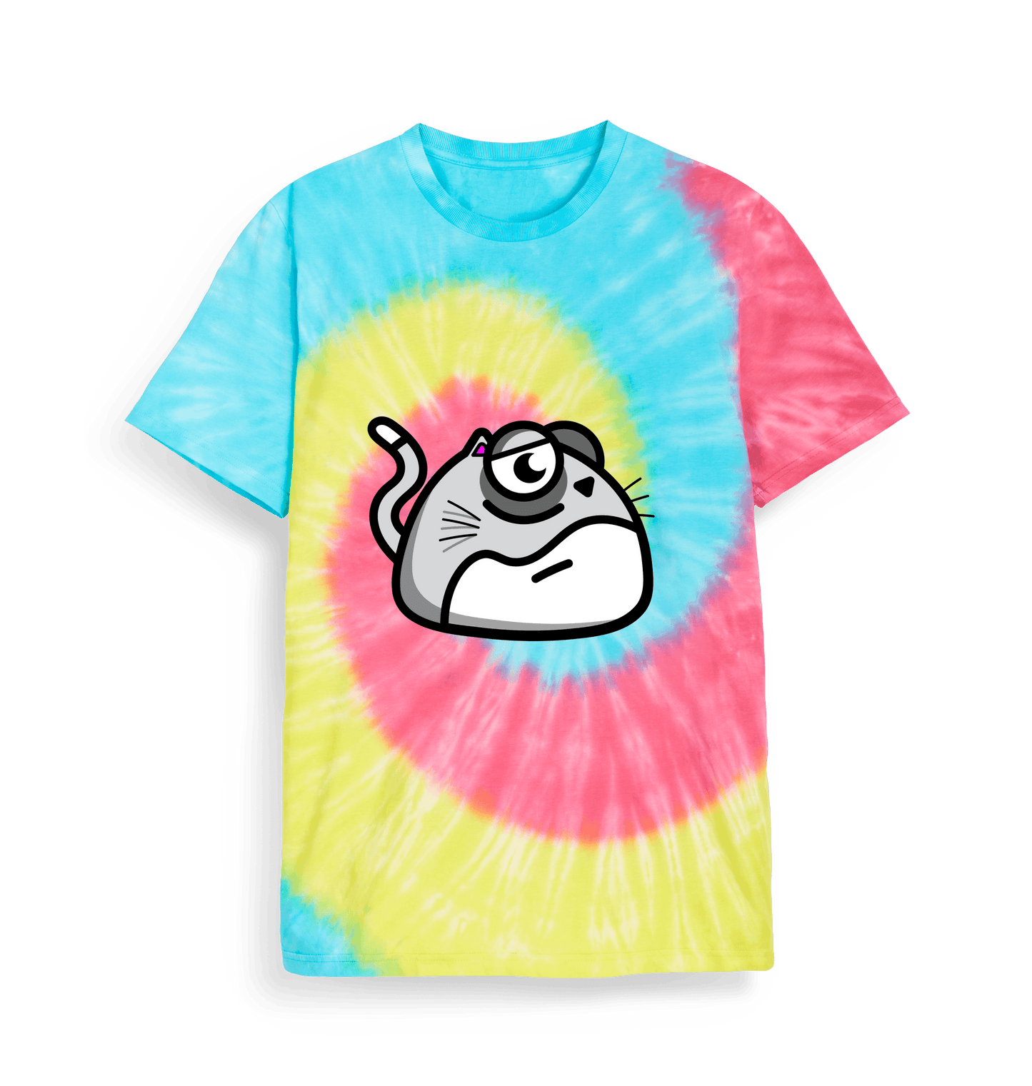 Tie Dye Printed T-shirt Front