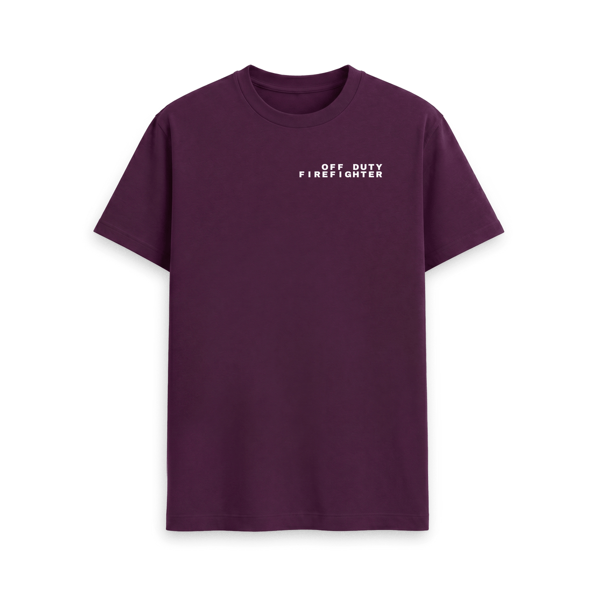Purple Printed T-shirt Front