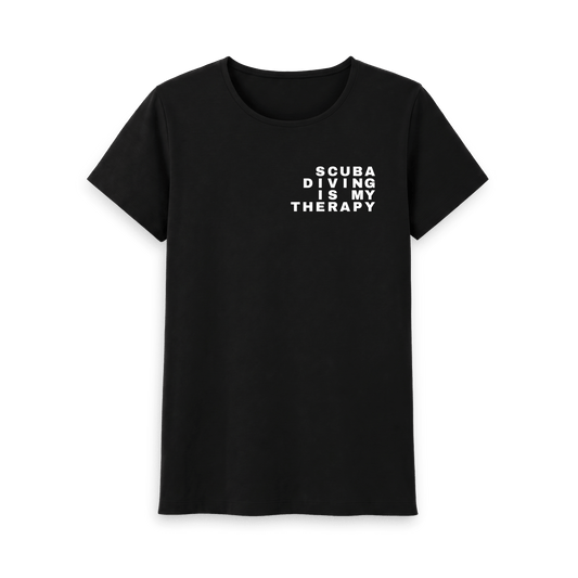 Black Printed T-shirt Front