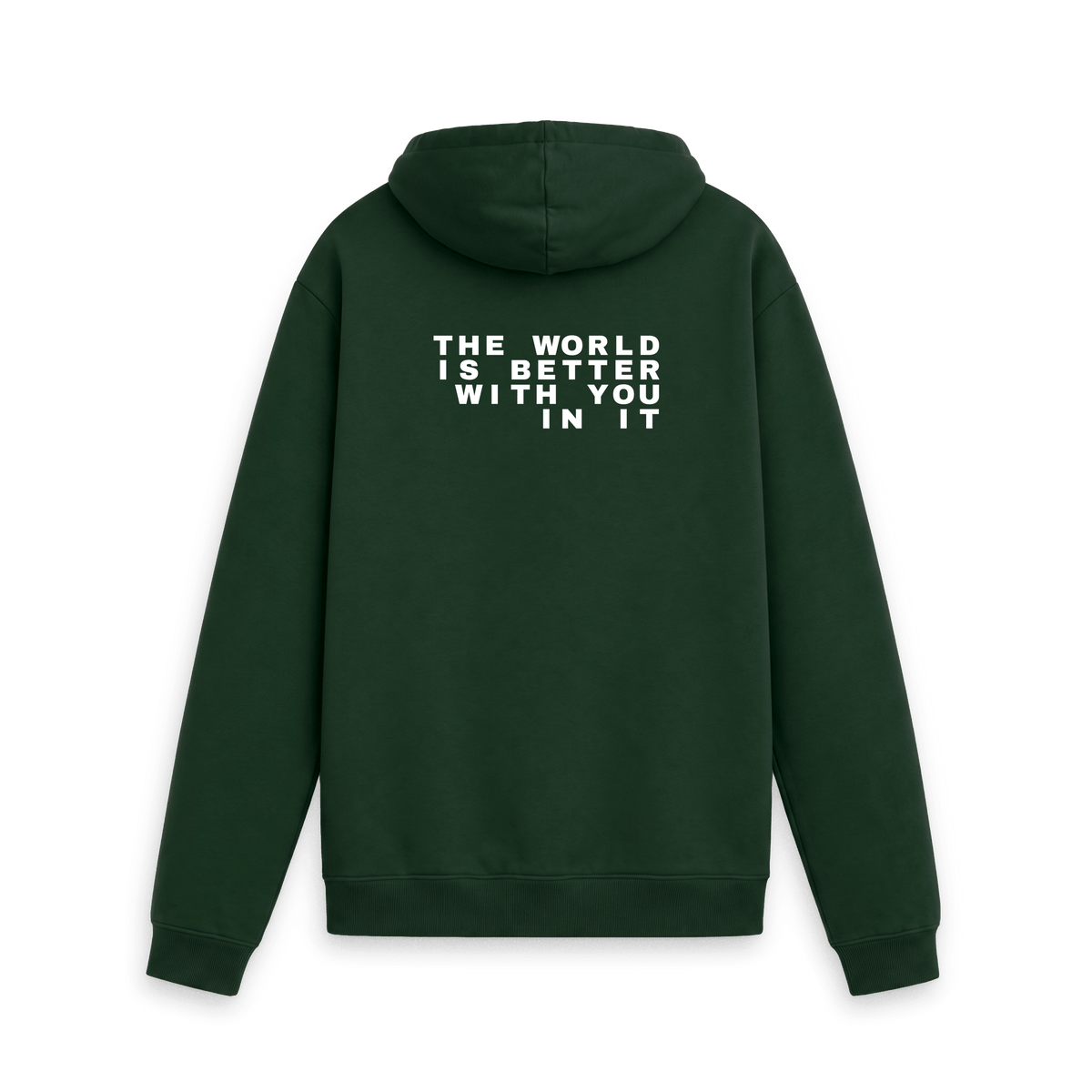 Evergreen Printed Hoody Back