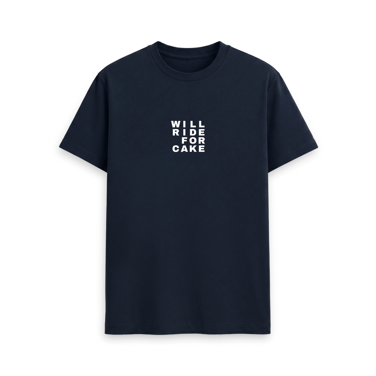 Navy Blue Printed T-shirt Front