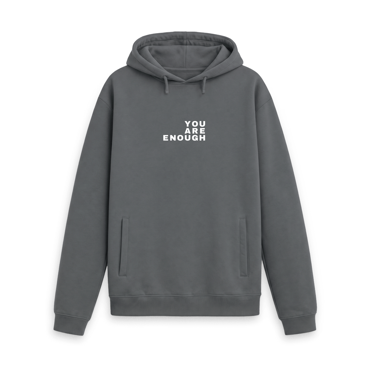 Slate Grey Printed Hoody Front