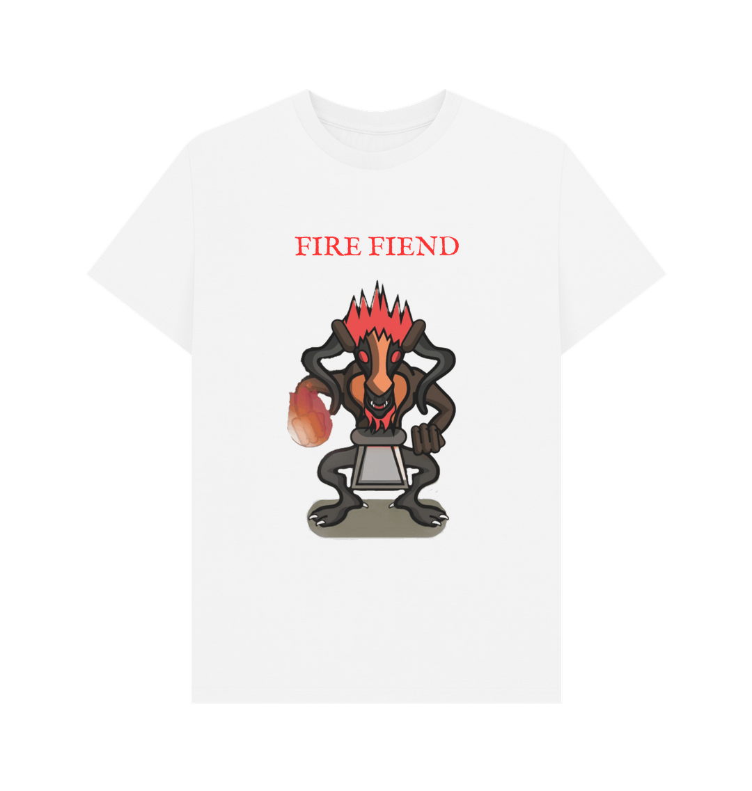 White Printed T-shirt Front