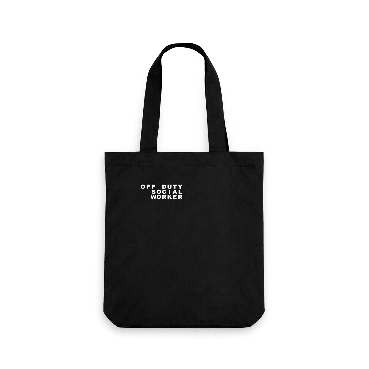 Black Printed Bag Front