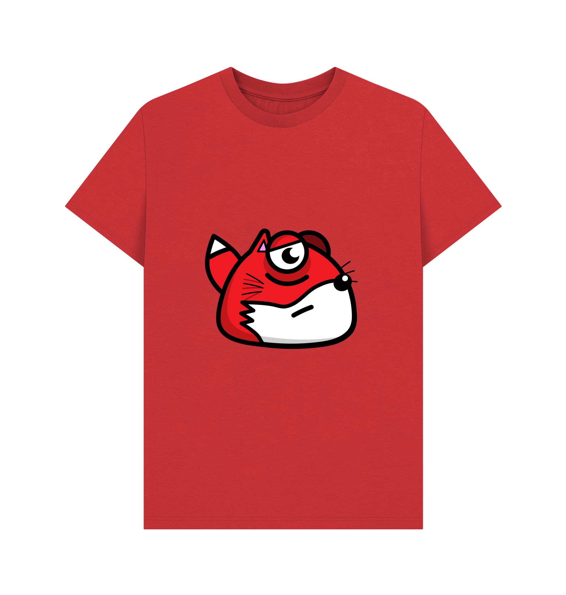 Red Printed T-shirt Front