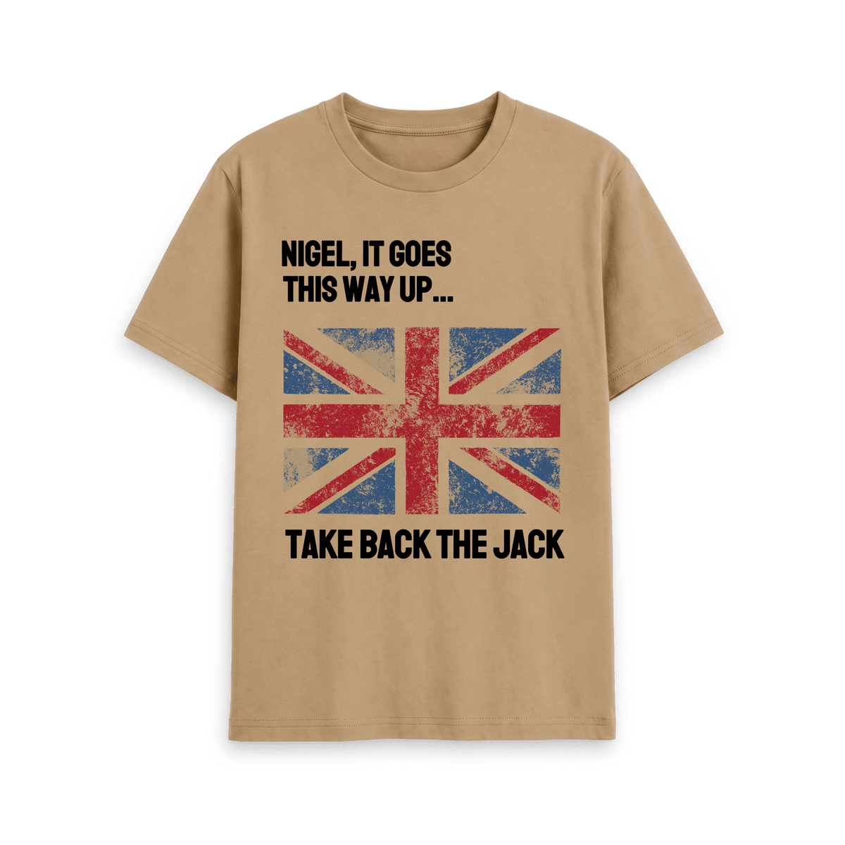 Sand Printed T-shirt Front