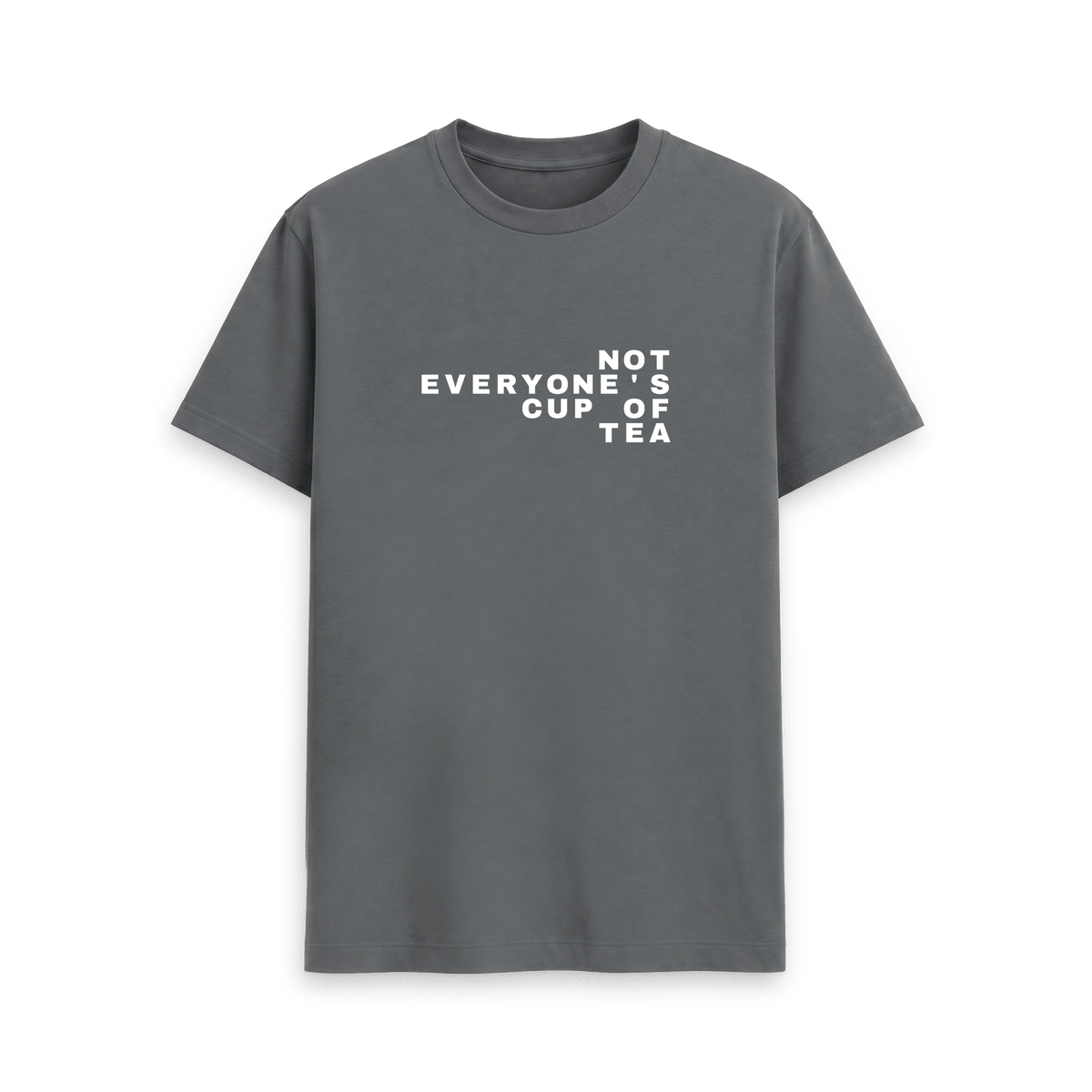 Slate Grey Printed T-shirt Front