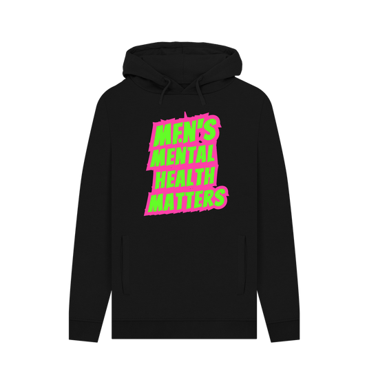 Black Men's Mental Health Matters Organic Cotton Hoodie