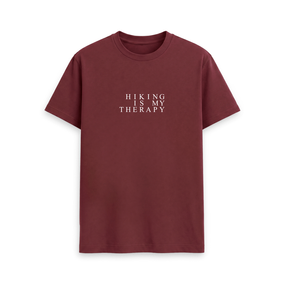 Red Wine Printed T-shirt Front