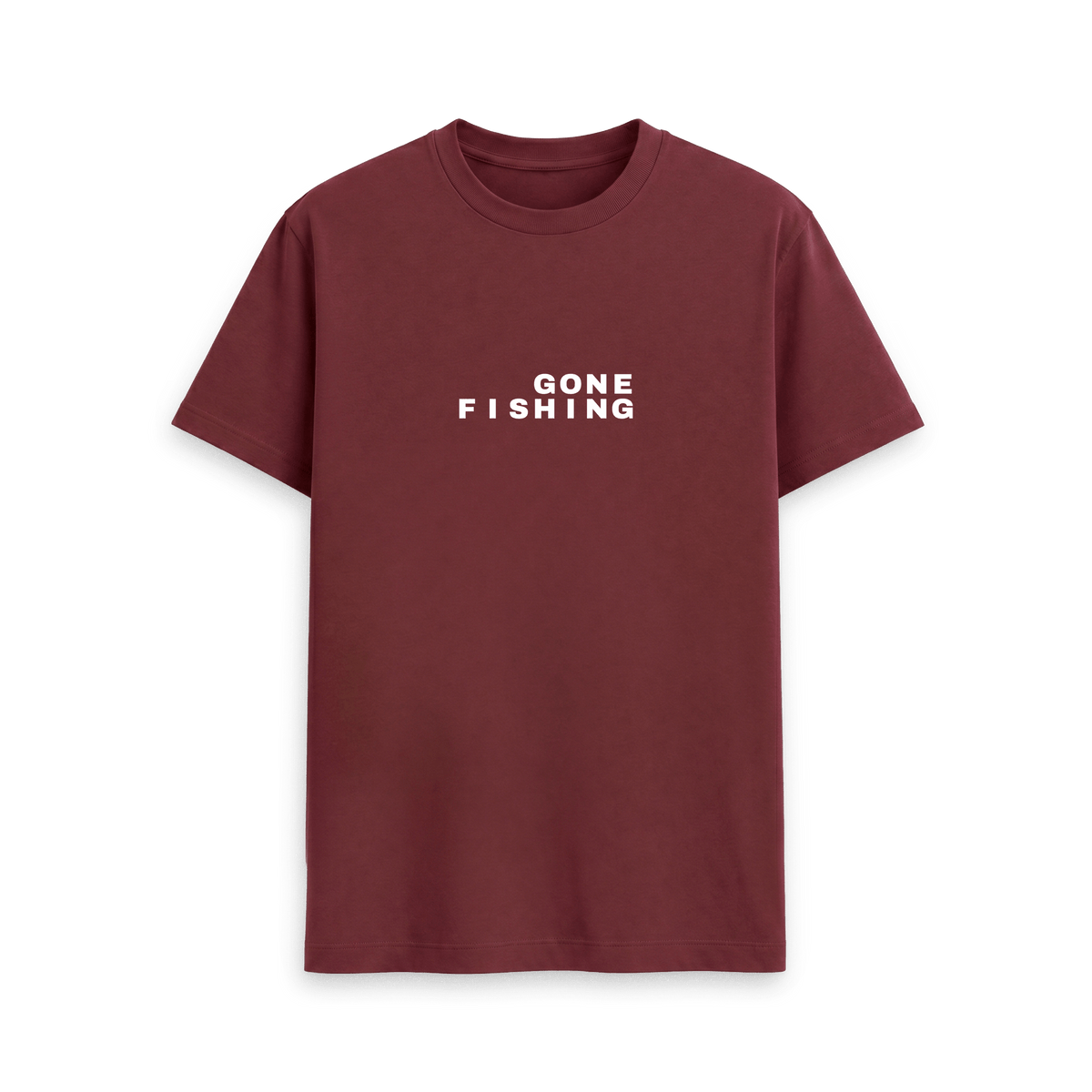 Red Wine Printed T-shirt Front