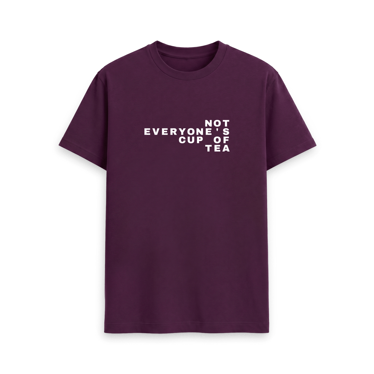 Purple Printed T-shirt Front
