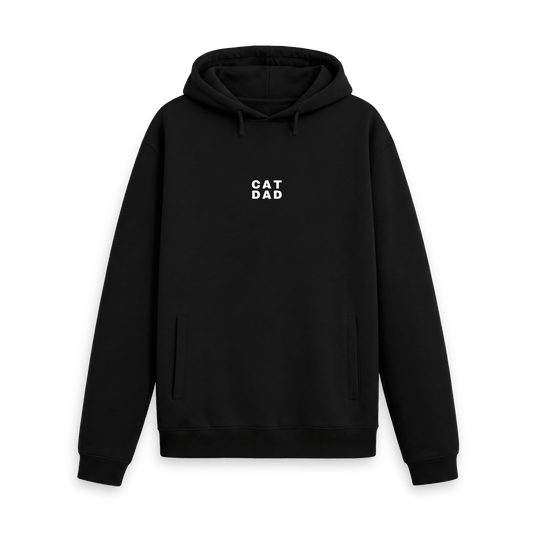 Black Printed Hoody Front